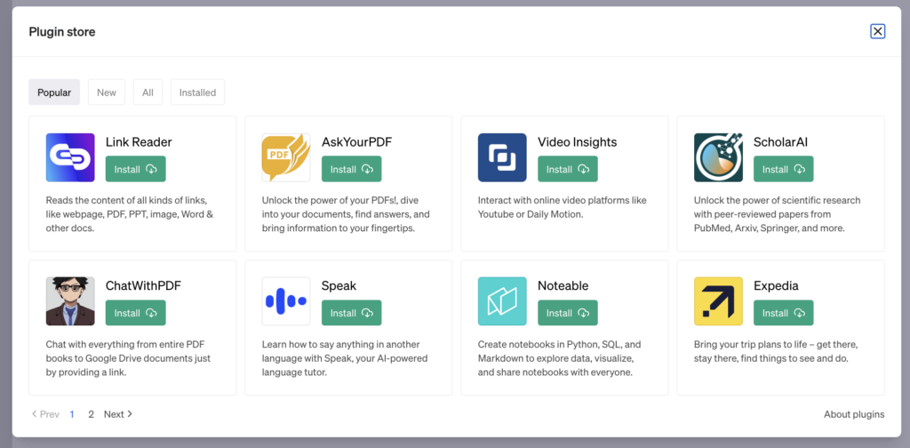 Chatgpt plugins for writers