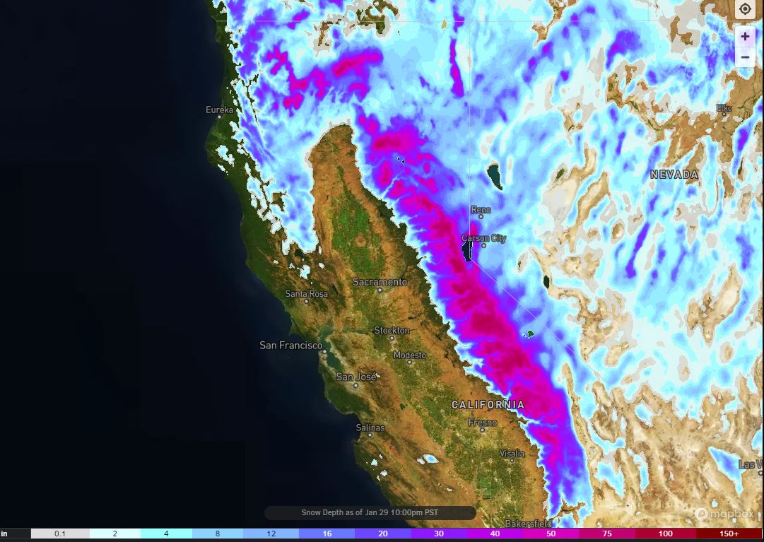 Summary tahoe opensnow snow daily