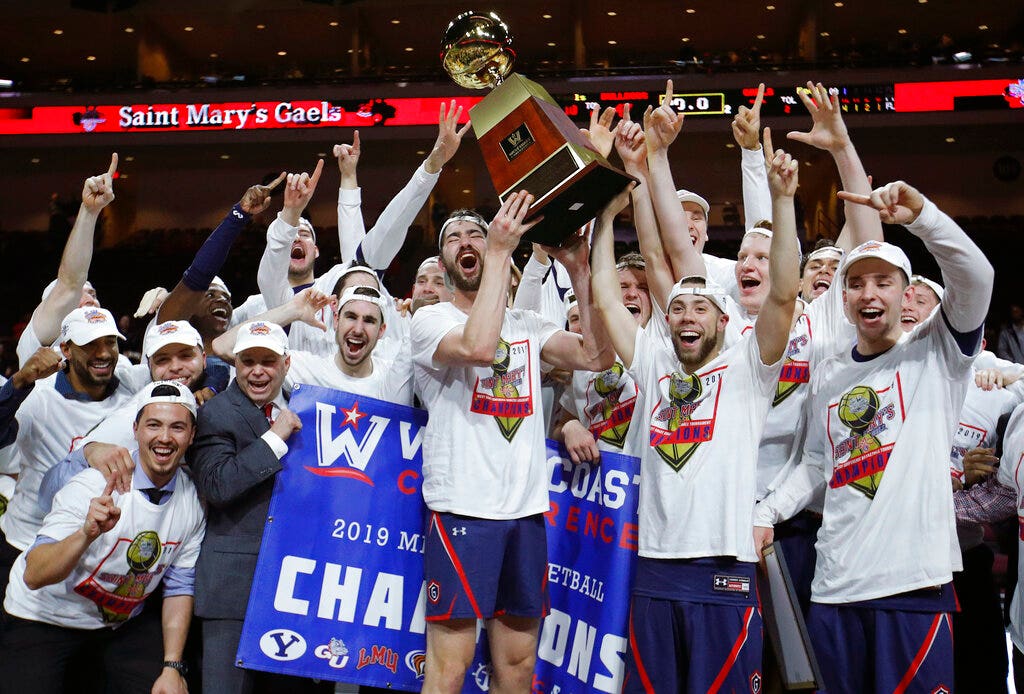 Saint marys men beat gonzaga to strengthen position atop wcc standings