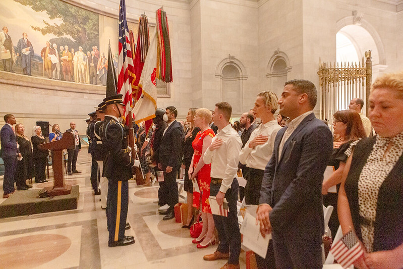 Kansas new citizens ceremony