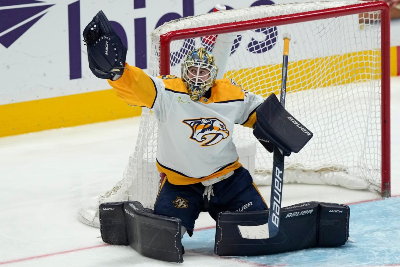 San jose sharks yaroslav askarov san jose barracuda ahl
