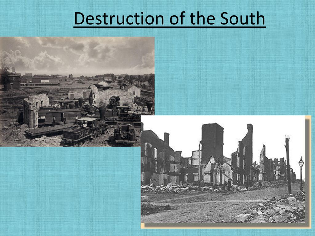 They said it devastation down south