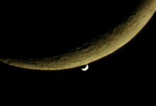 Lunar occultation bay area