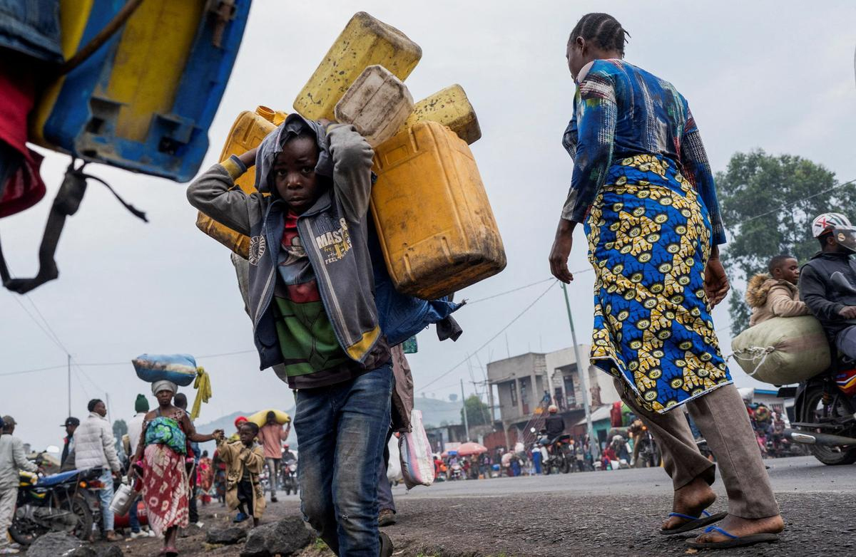 Rwanda backed m23 rebels claim major congolese city which congo calls a declaration of war
