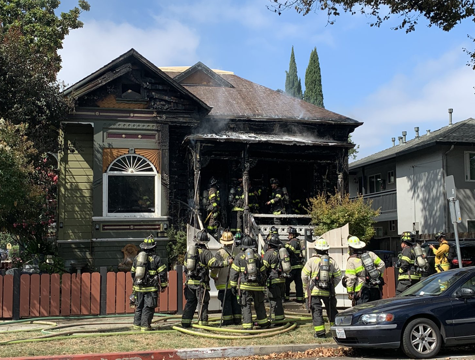 Jose fire san kgo destroys homes alarm San jose fire build develop property real estate blight home house