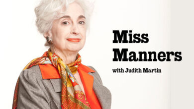 Miss manners wander into our house
