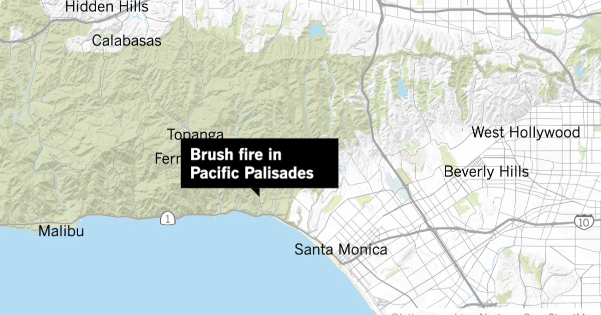 Map palisades and eaton fire perimeters and evacuation zones