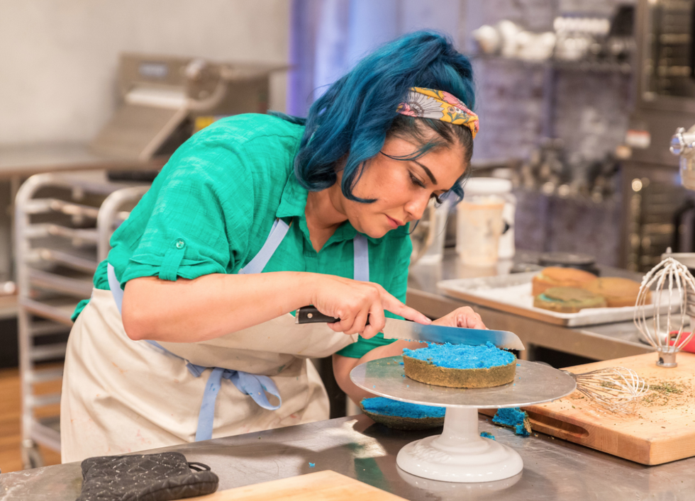 Judges multivu San mateo baker competes on food networks spring baking championship