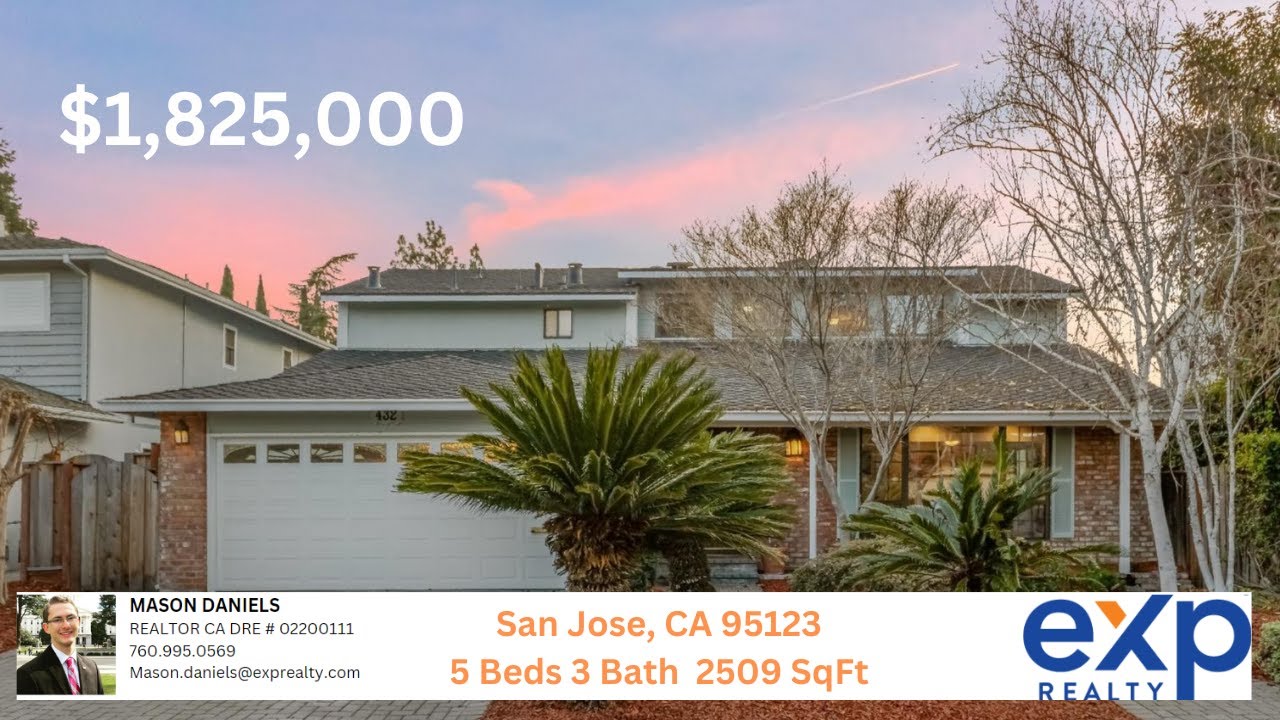 Sale closed in san jose 2 8 million for a five bedroom home