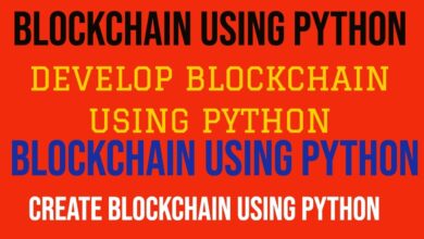 Create a blockchain with python