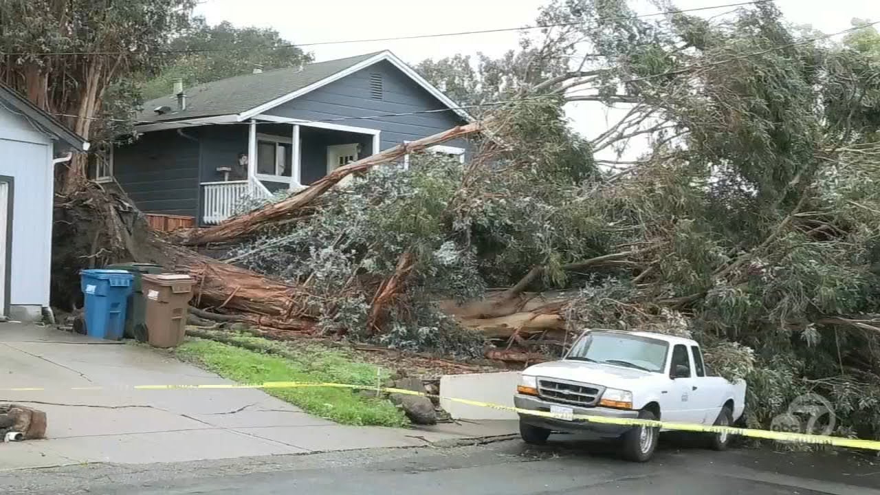 Thunderstorms with pea sized hail in east bay interior valleys monday