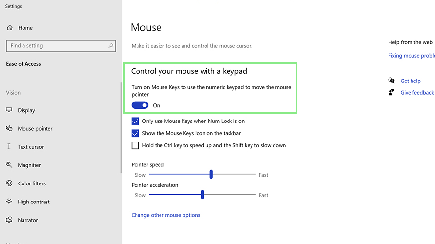 How to right click without a mouse