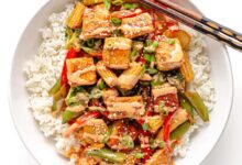 Tastefood a salmon stir fry makes an easy weeknight dinner