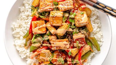 Tastefood a salmon stir fry makes an easy weeknight dinner