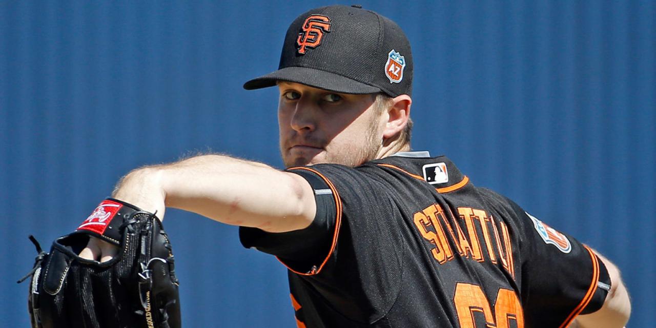 SF Giants: Gabe Kapler names starter for first Cactus League game Sf giants hicks dials up the heat in cactus league debut
