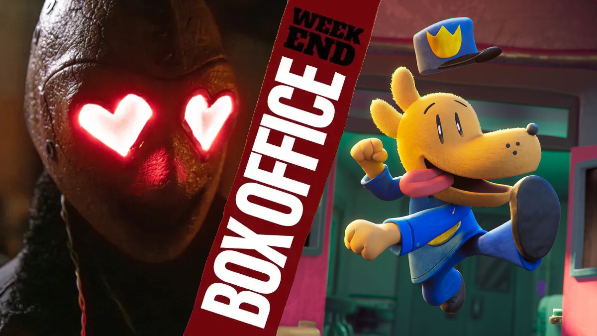 Horror Dog man bests heart eyes love hurts at box office