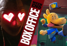 Dog man bests heart eyes love hurts at box office