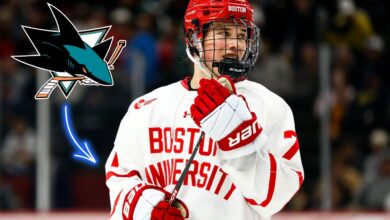 San jose sharks macklin celebrini calder trophy buffalo sabres colorado avalanche william eklund marc edouard vlasic blocked shots record
