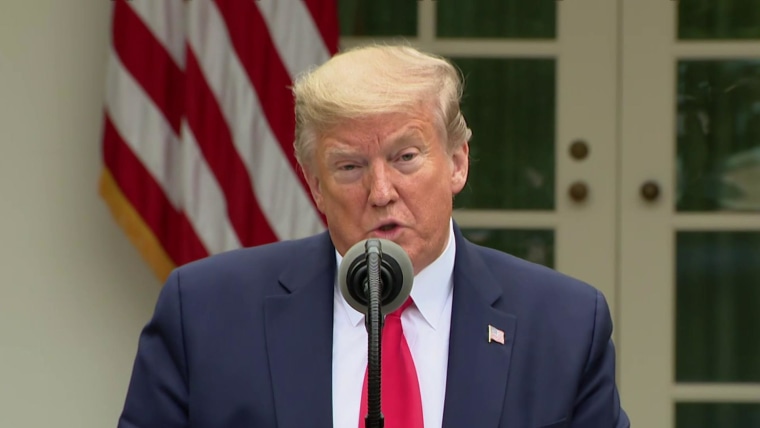 Trump covid funding clawback