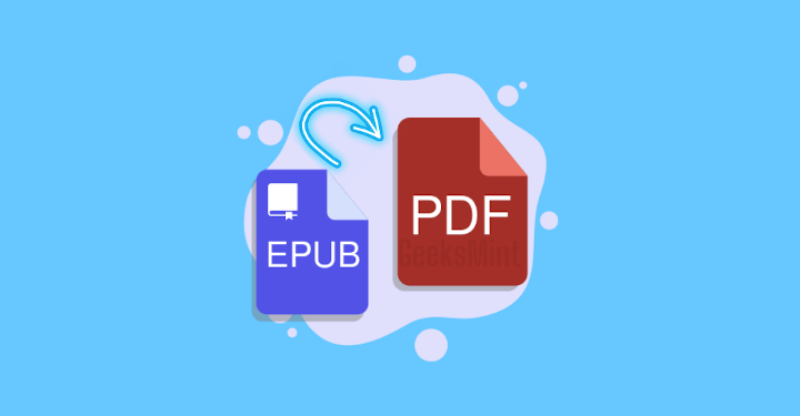 Epub to pdf converter