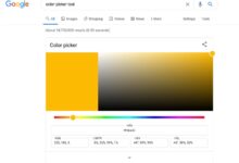 Google chrome color picker