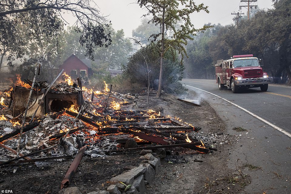 Toxic ash california wildfires