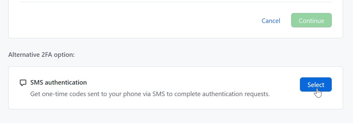 Github setup passwordless auth