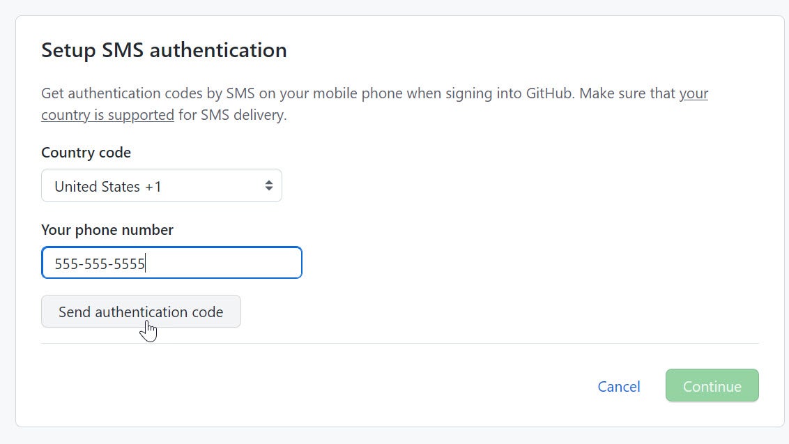 Github setup passwordless auth
