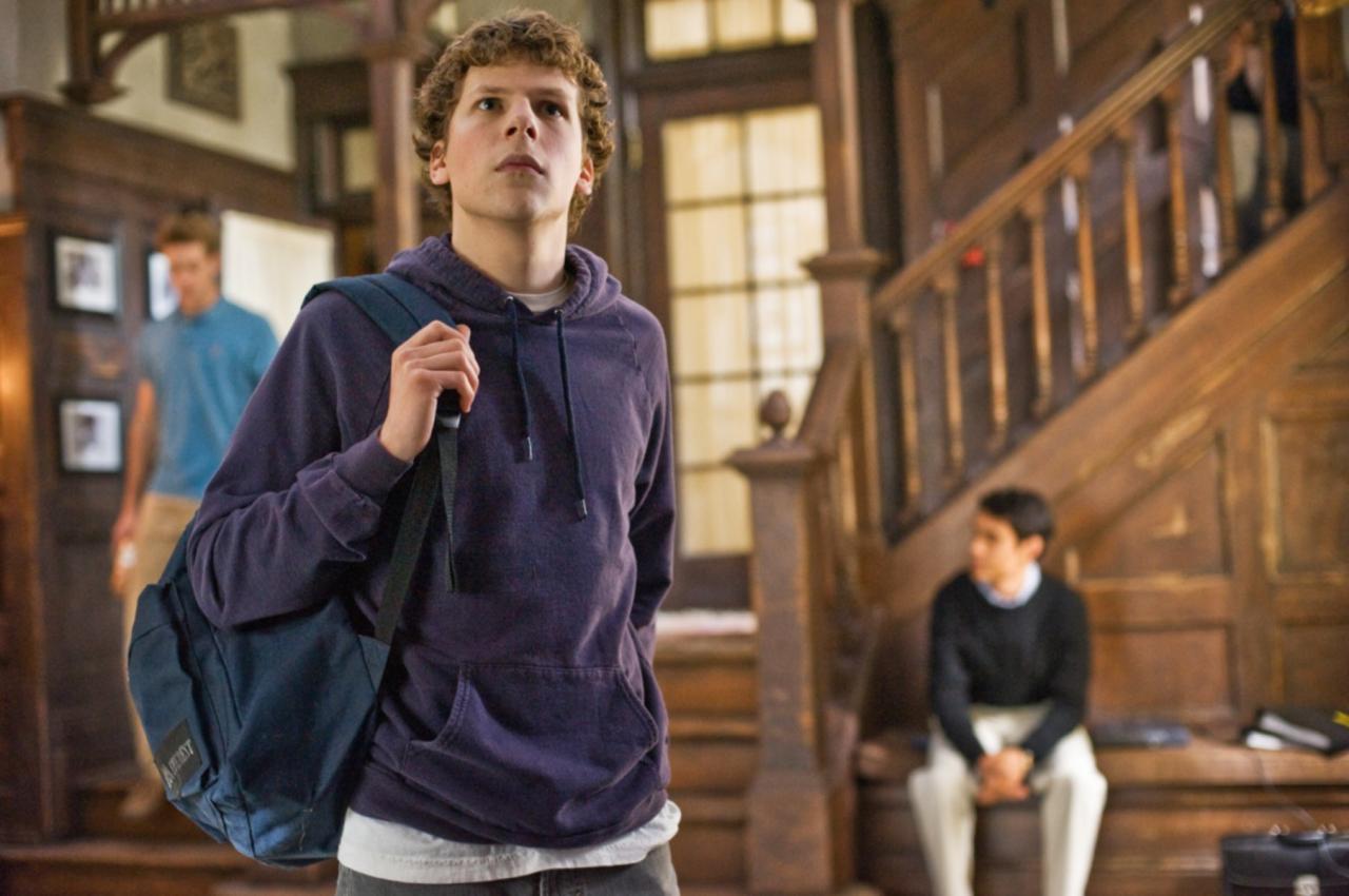 Social network star jesse eisenberg has run out of empathy for mark zuckerberg