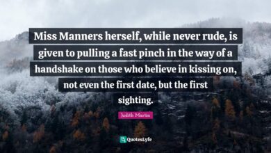 Miss manners yell at me when i run
