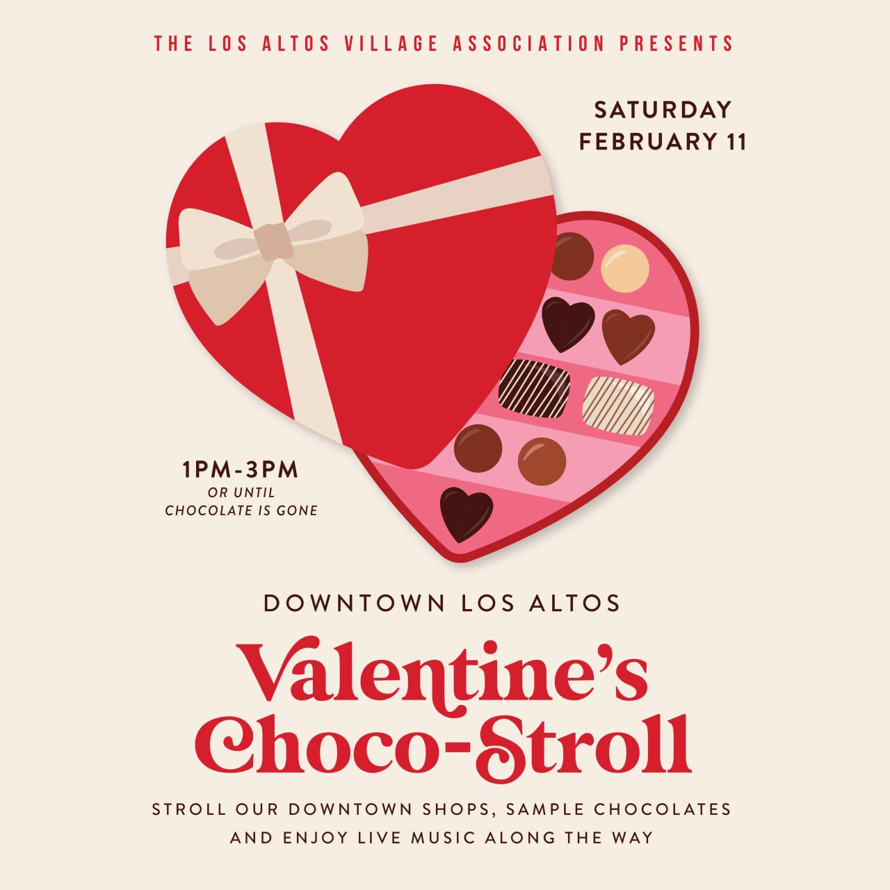 Celebrate valentines day early in downtown los gatos