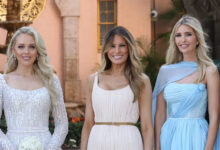 Melania trumps wedding dress