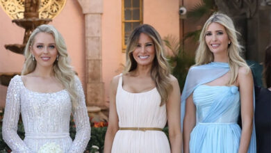 Melania trumps wedding dress