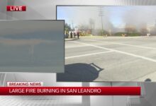 Evacuations ordered in san leandro due to a gas leak