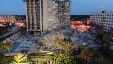 Mansions surfside collapse site