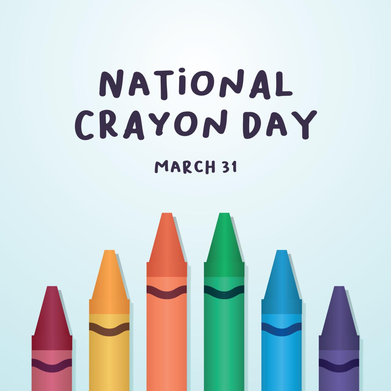 National crayon day meets cannabis culture
