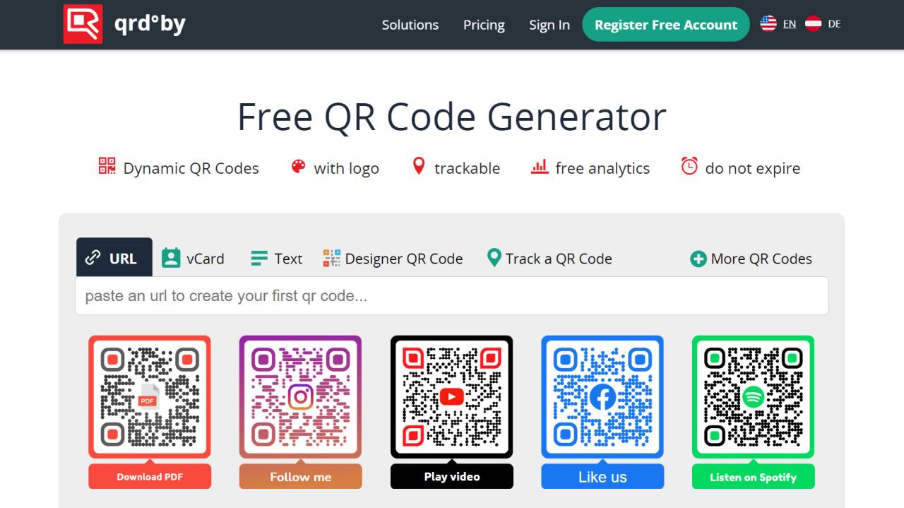 Qr code generator Best qr code generators