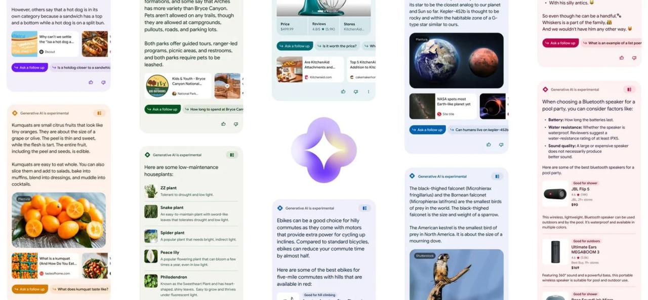 Generative ai search google