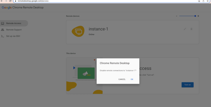 Ubuntu desktop on cloud